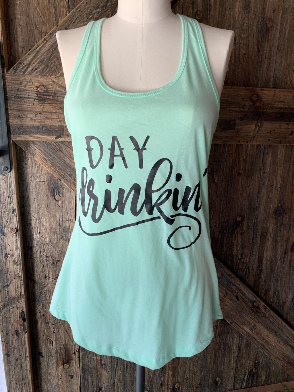 Day Drinkin Tank Mint or Pink