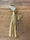 Initial Gold Keychain