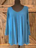 Long Sleeve Simple Party Dress