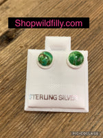 Sterling Silver Sonoran Gold Stud Earrings