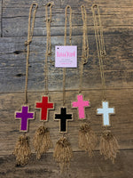 Cross Tassel Necklaces
