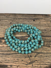 60" Glass Beaded Layering Necklace