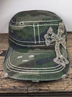 Bling Cross Camo Hat