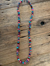 Chunky Turquoise Beaded Necklace (Faux)