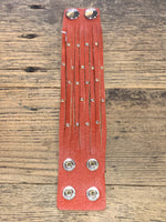 Leather Hide Snap Bracelet