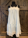 Light Blue and White Lace Sun Dress