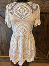Cream Mandala Imani Mini Dress