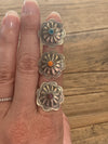 Sterling Silve Concho Rings