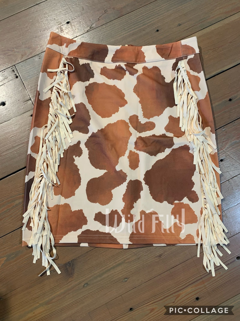 Cowgirl Fringe Skirt