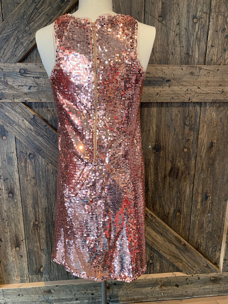 Sequin Dress Black & Rose Gold Wild Filly Boutique Sequin Dress Black & Rose Gold Wild Filly Boutique