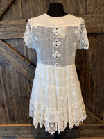 White Romance Mini Dress