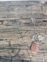 Football Charms with Hook Necklace
