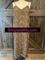 Leopard Cami Dress **XL ONLY**