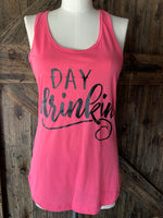Day Drinkin Tank Mint or Pink