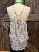 Leopard and Lace Cami Top